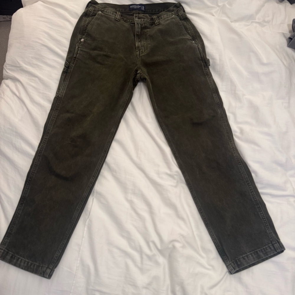 Olive Green Workwear loose denim Pants size 30 x 32 men’s